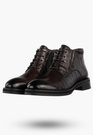 Buty Męskie JOHN DOUBARE Skórzane Botki Trzewiki Eleganckie Brązowe V61B-13-132