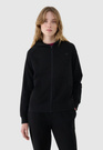 Bluza Damska 4F Dresowa Sportowa Rozpinana Czarna 4FWMM00TSWSF1763