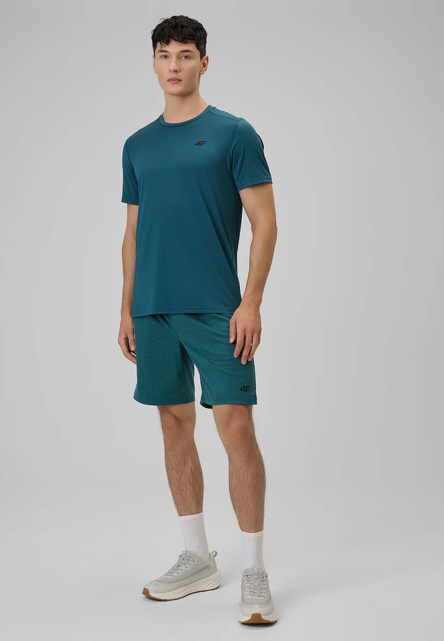 Koszulka T-shirt Męska 4F Sportowa Treningowa Szybkoschnąca Zielona 4FWSS26TFTSM1785