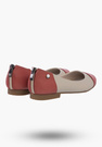 Buty Damskie Baleriny Beżowe Ekoskóra MR1460-1