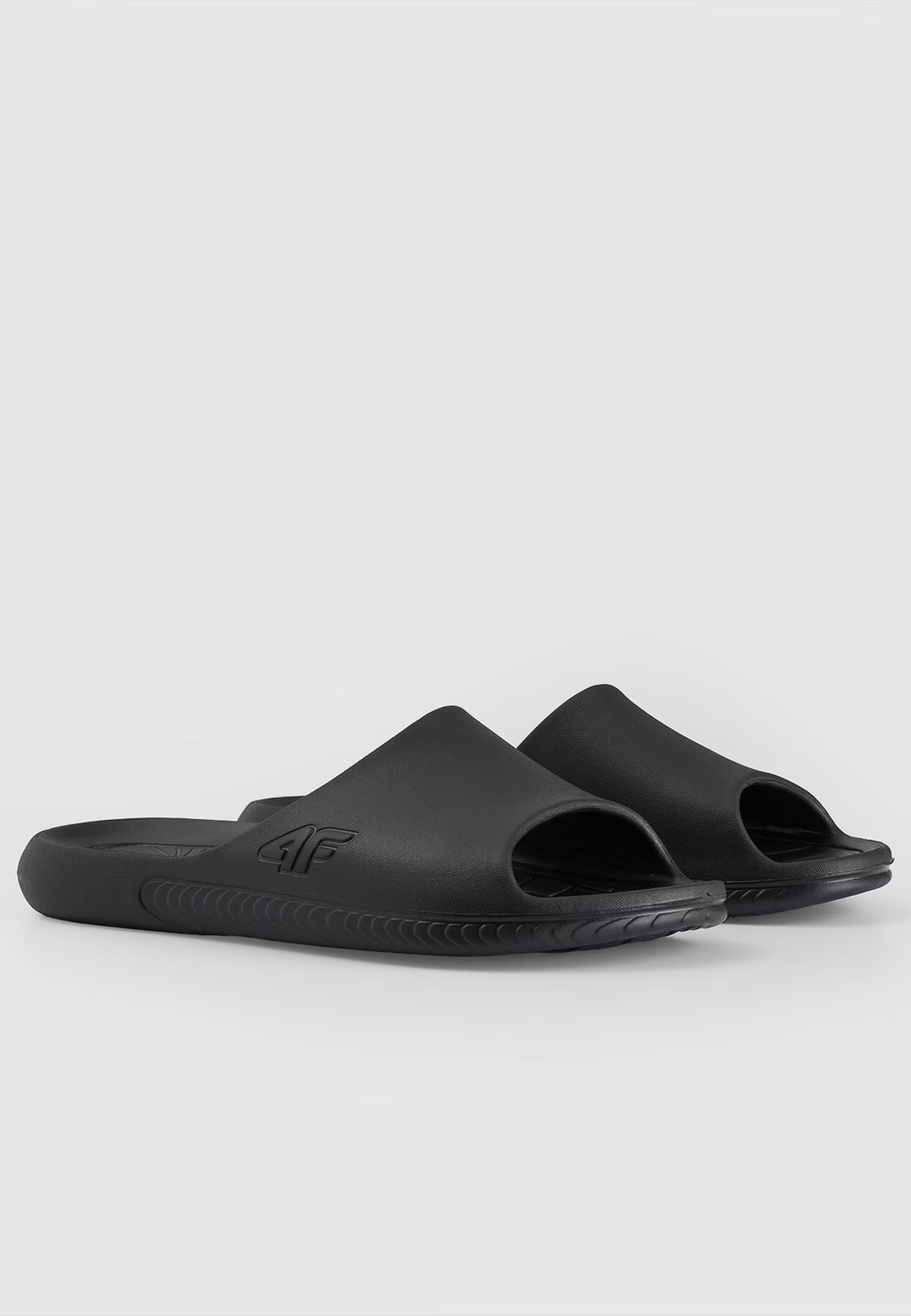 Klapki Dziecięce 4F Buty Casual Basenowe Lekkie Czarne 4FJRMM00FFLIU128A