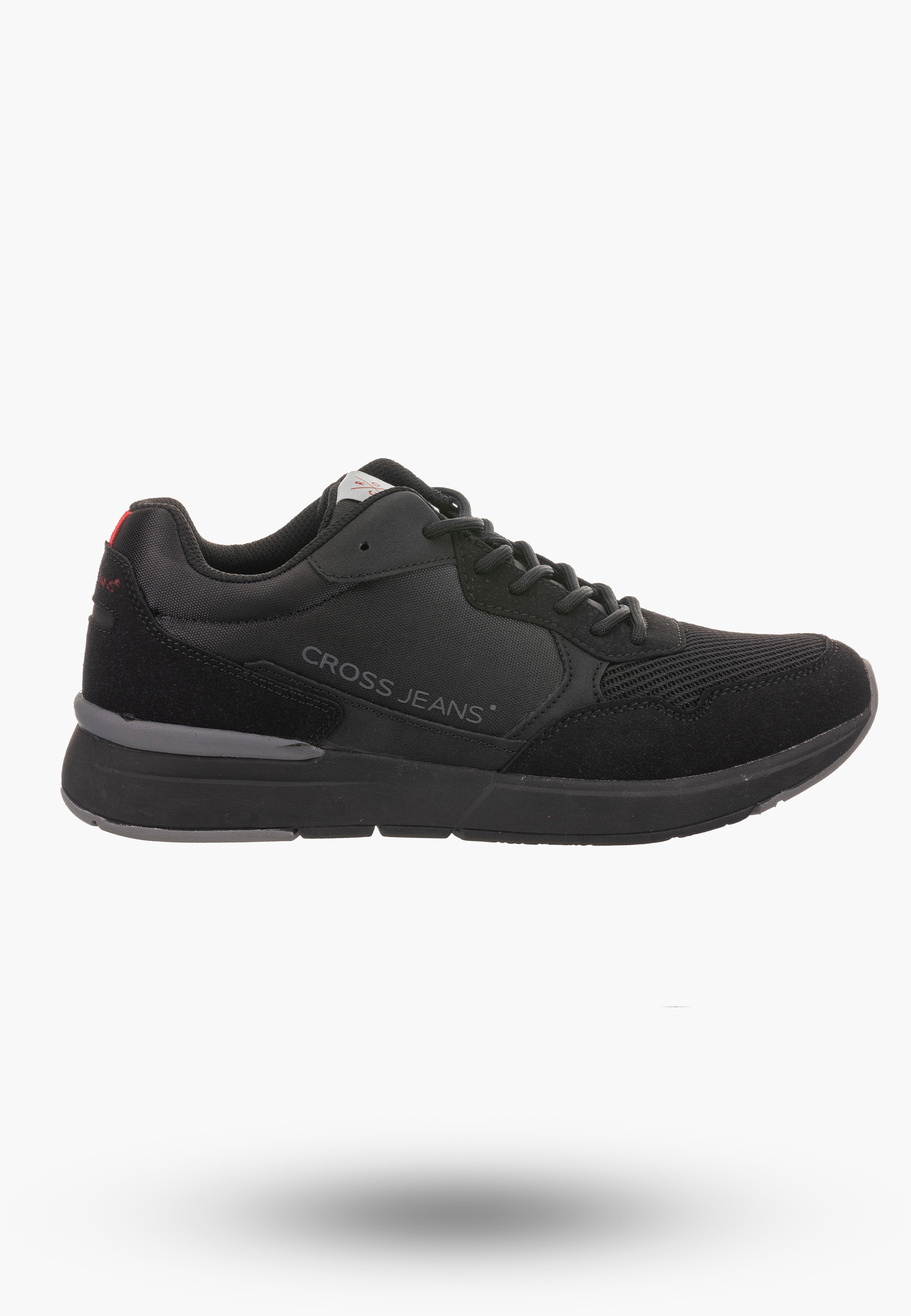 Buty Męskie Cross Jeans Czarne Sneakersy LL1R4053C