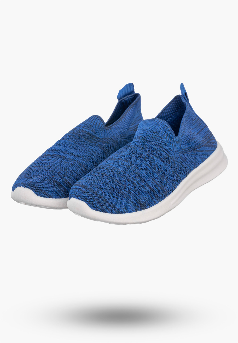 Buty Sportowe Dziecięce APAWWA Wsuwane Sneakersy Lekkie Niebieskie