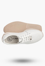 Sneakersy Damskie Buty Skórzane Półbuty Casual Białe Filippo DP6740/26