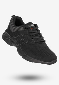 Sneakersy Męskie Buty Sportowe Do Biegania Czarne DK SA3005