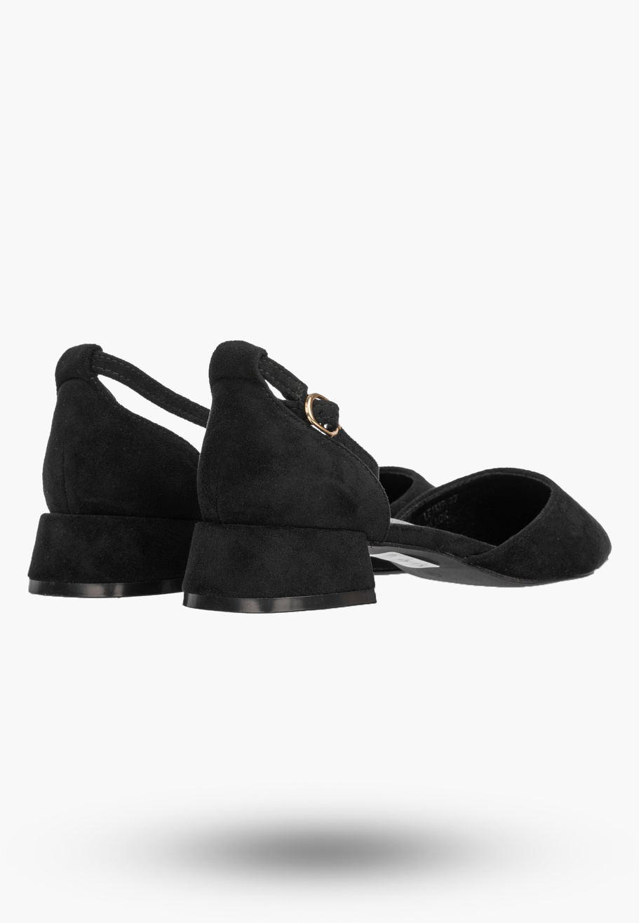 Szpilki Damskie Buty Na Klocku Klasyczne Czółenka Eleganckie Czarne