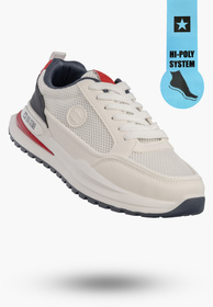 Sneakersy Męskie BIG STAR Buty Sportowe Ekoskóra Białe TT174315