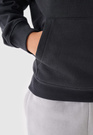 Bluza Chłopięca 4F Z Kapturem Logo Czarna 4FJRAW24TSWSM1828