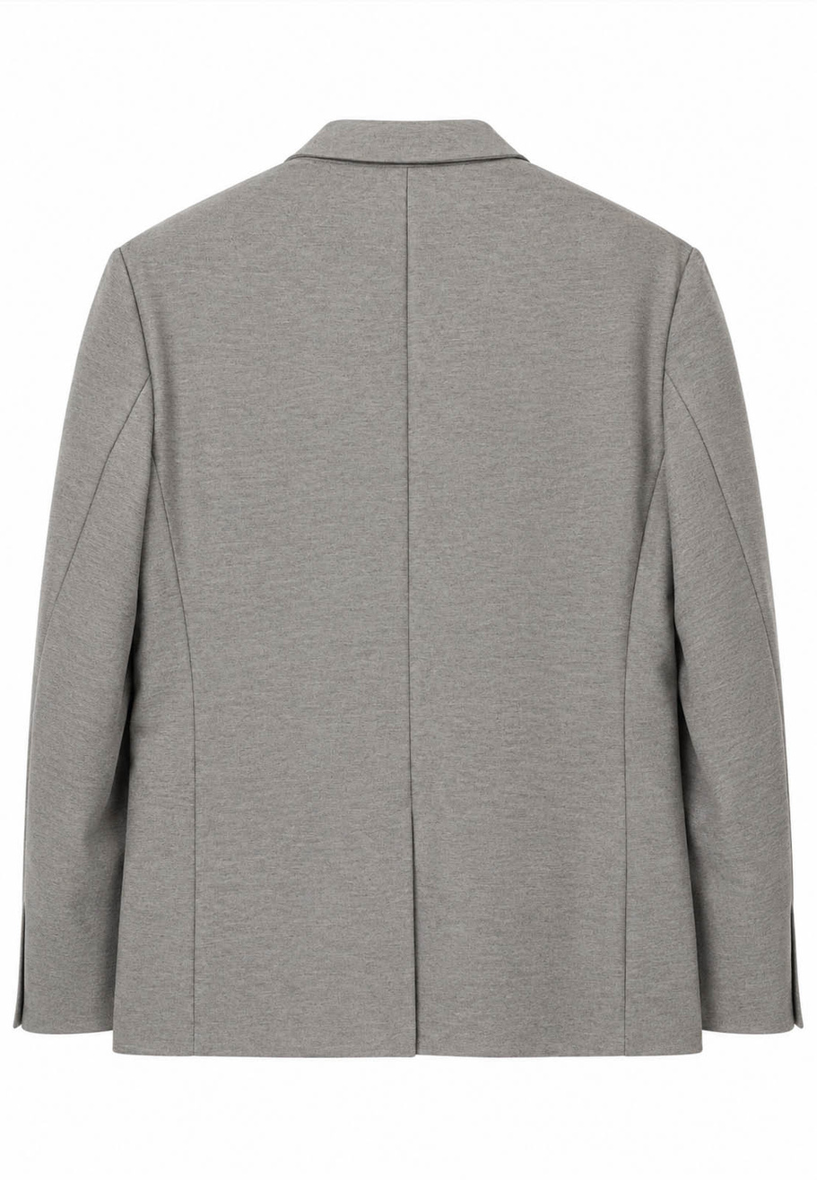 Marynarka Męska Zara Regular Fit Elegancka Klasyczna Na Guziki Szara