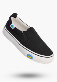 Tenisówki Dziecięce Trampki Czarne Wsuwane Buty Chłopięce R1435P