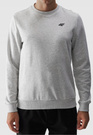 Bluza Męska 4F Szara bez kaptura Sportowa Nierozpinana BASIC 4FSS23TSWSM0705
