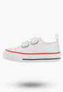 Trampki Dziecięce Buty Na Rzepy BIG STAR Białe KK374085