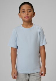 Koszulka Chłopięca 4F T-shirt Z Logo Sportowy Casual Jasny Niebieski 4FJWSS26TTSHM3006