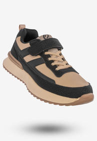 Sneakersy Dziecięce Buty Sportowe Wygodne Clibee Czarne EC300