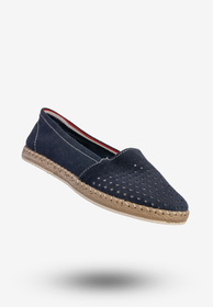 Espadryle Damskie Wsuwane Buty Baleriny Granatowe Jezzi 9PB32-0830