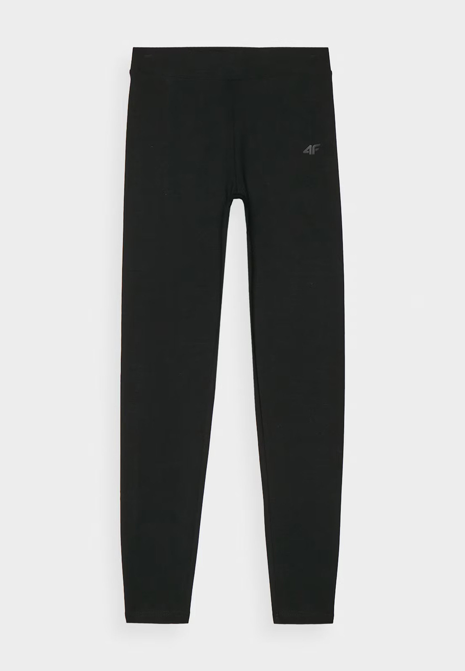 Legginsy Damskie 4F Spodnie dresowe czarne 4FWMM00TTIGF195