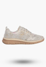 Sneakersy Damskie Buty Skórzane Półbuty Lekkie Casual Szare Filippo DP7573/26