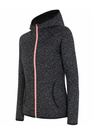 Bluza Damska 4F Sportowa Rozpinana Z Kapturem Czarna H4Z18-PLD002