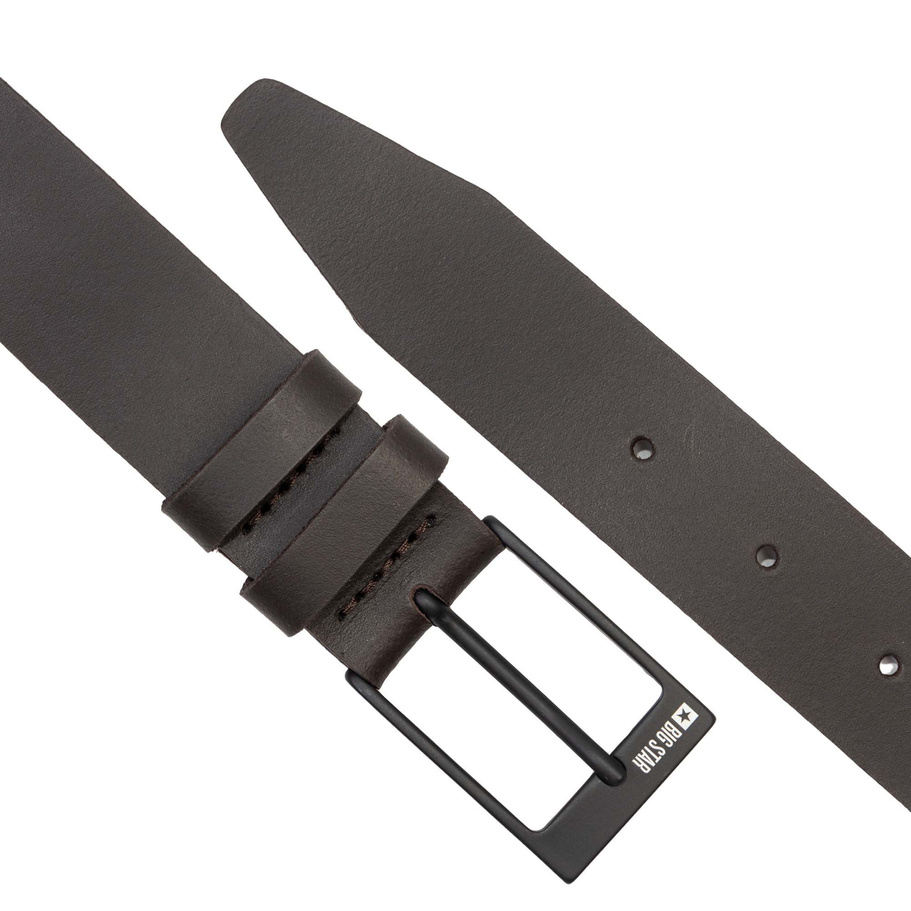 Pasek BIG STAR Skórzany Brązowy HH674136
