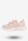Sneakersy Dziecięce Na Rzepy Buty Sportowe Lekkie Pudrowy Róż Apawwa