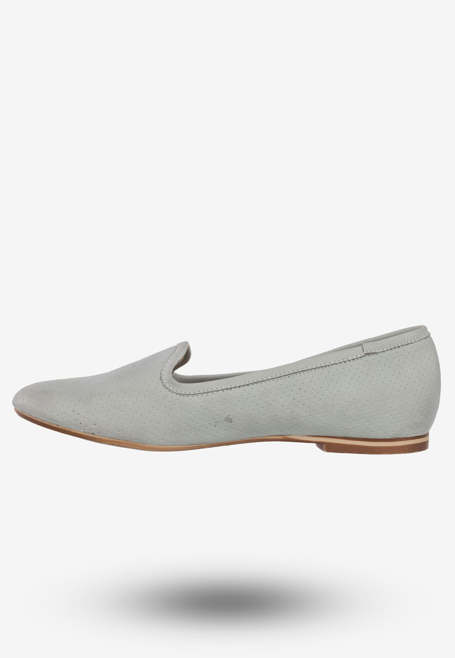 Baleriny Damskie Ekoskóra Półbuty Buty Eleganckie Sergio Leone Niebieskie 3202