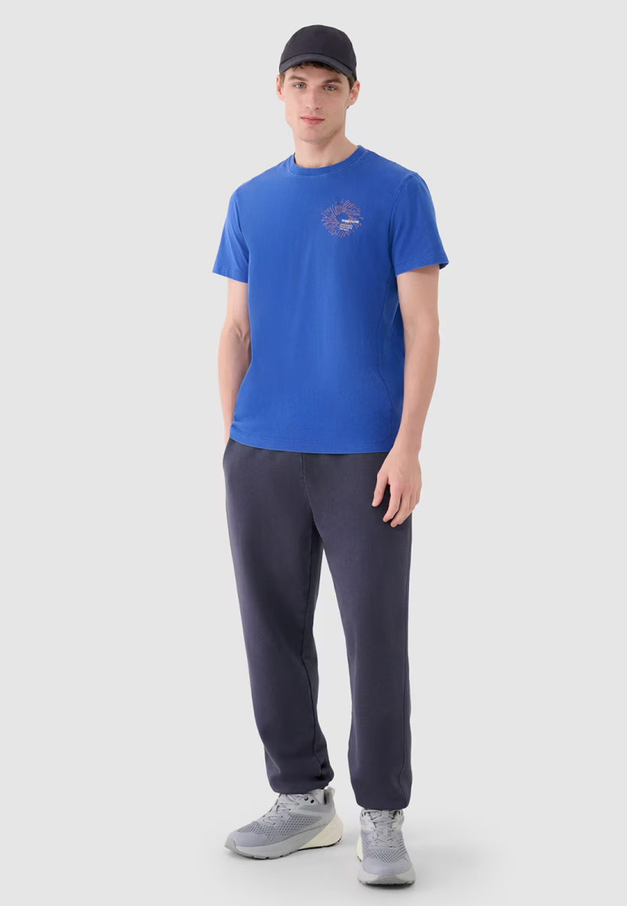 Spodnie Męskie 4F Joggery Sportowe Dresy Antracytowe 4FWSS25TTROM1120