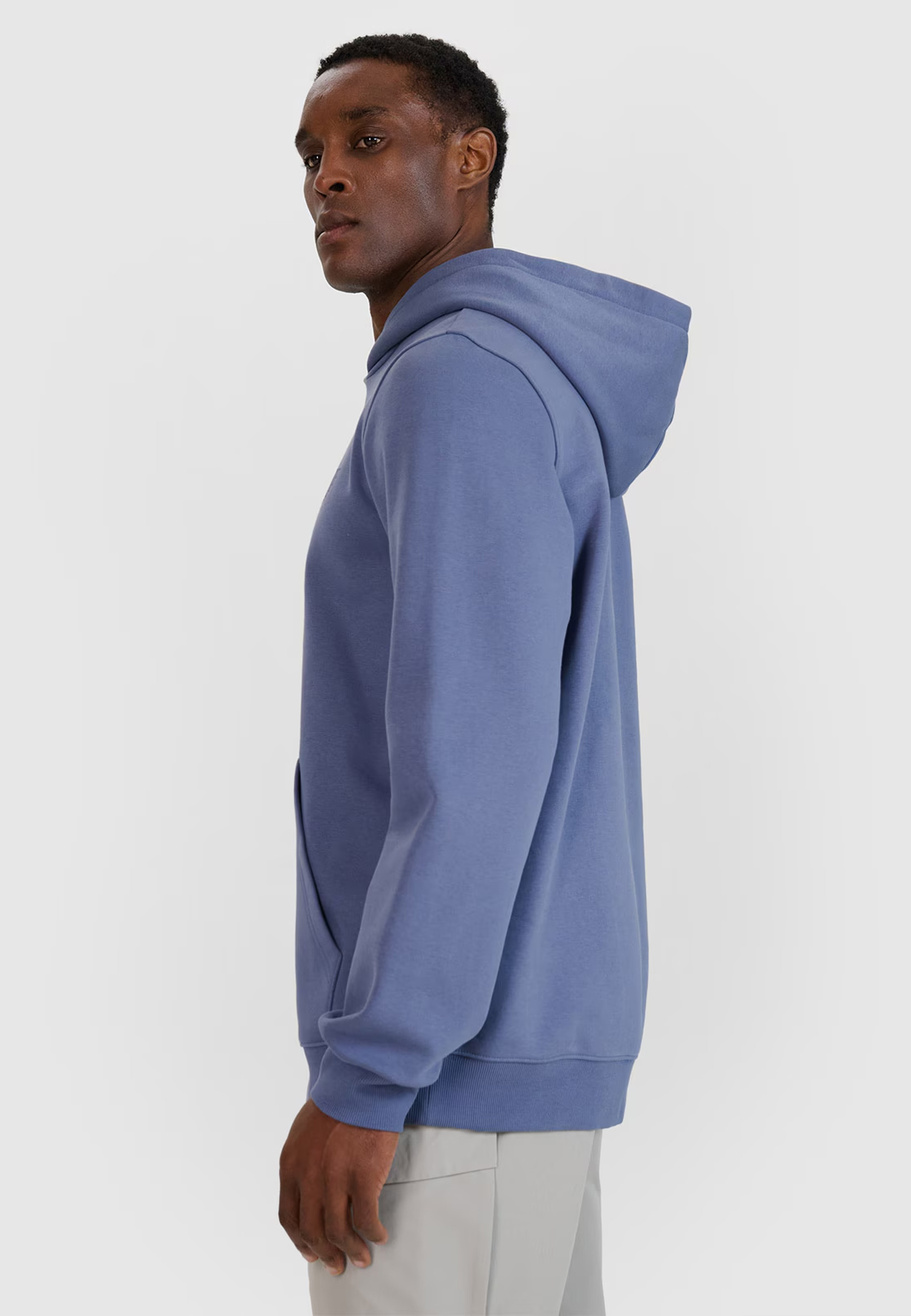 Bluza Dresowa Męska 4F Z Kapturem Logo Niebieska 4FWMM00TSWSM1766