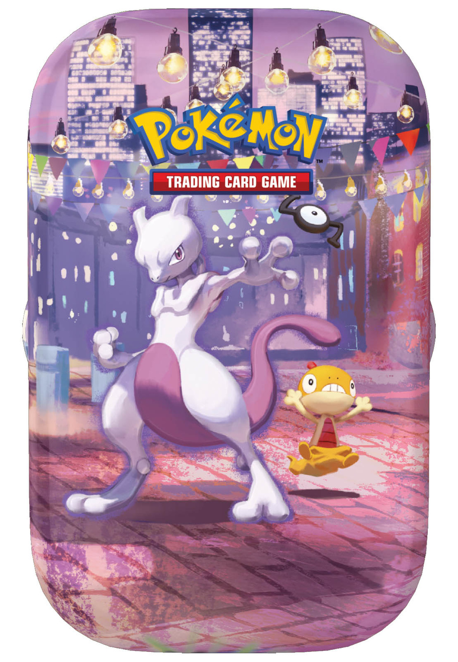 Pokémon TCG 30th Celebration Mini Tin Mewtwo Scraggy 2 boostery puszka 2026