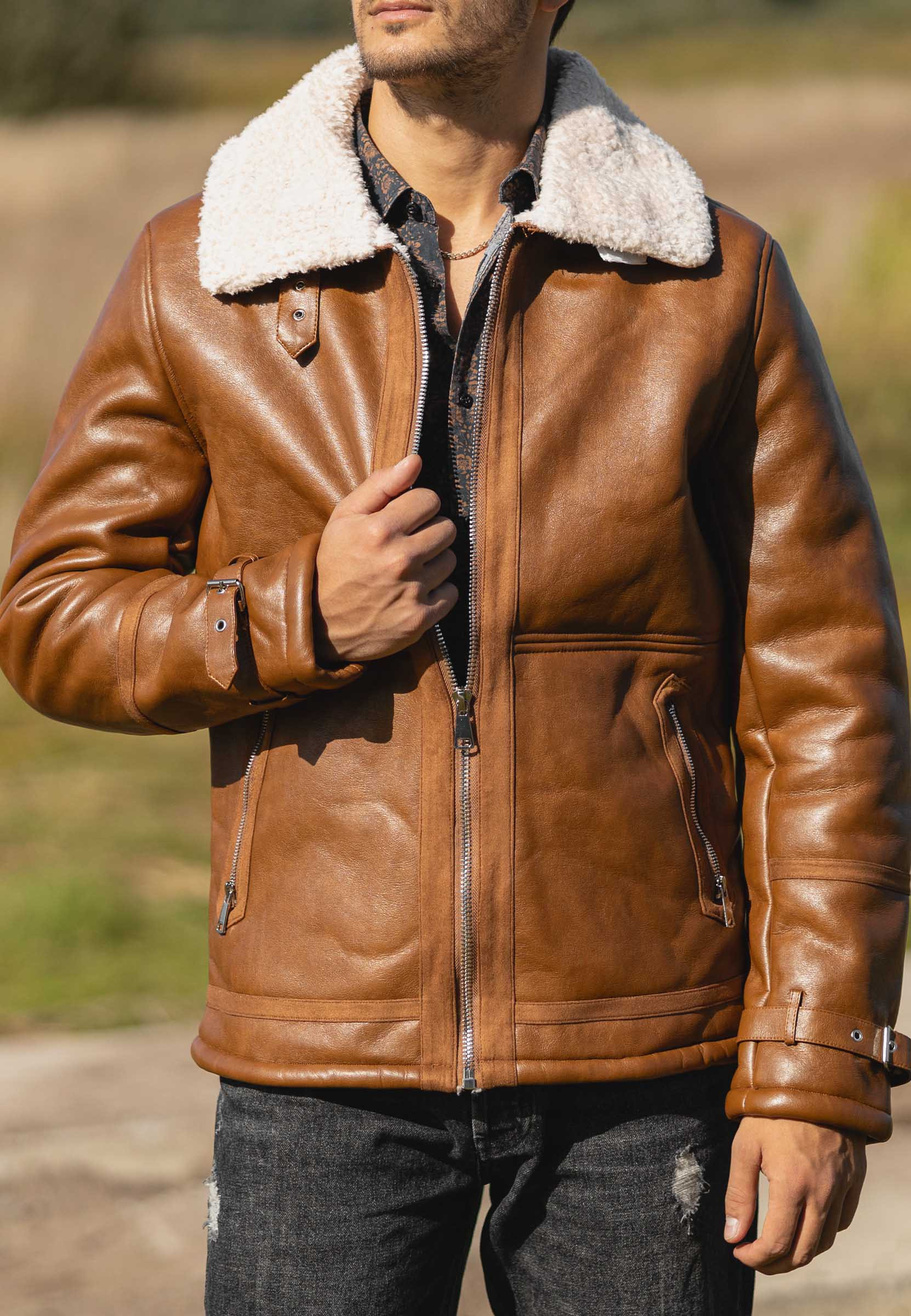 Kożuch Męski Camel Frilivin QQ565-10