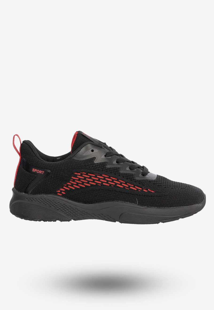 Sneakersy Buty Sportowe Męskie Lekkie American Club Czarne HA61/23
