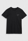 Koszulka Męska 4F T-shirt Basic Regular Czarny 4FWSS25TTSHM1974