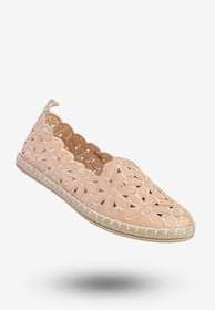 Baleriny Damskie Espadryle Eleganckie Buty Beżowe Potocki 24-16008BG