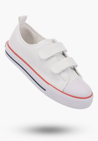Trampki Dziecięce BIG STAR Białe Buty na rzepy OO374009