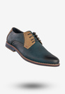 Półbuty Wizytowe Męskie Ekoskóra Buty Eleganckie Granatowe Goodin GD-LJ-930