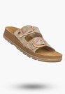 Klapki Damskie Skórzane Buty Letnie Z Klamrami Multikolor Maciejka P7537-39/00-5