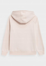 Bluza Dziewczęca 4F z kapturem beżowa