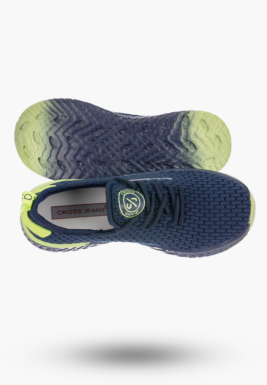 Buty Damskie CROSS JEANS Granatowe Sneakersy Lekkie FF2R4102