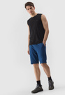 Koszulka Męska 4F Top T-shirt na ramiączkach Czarny 4FWSS24TSLEM075
