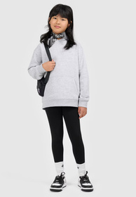 Legginsy Dziewczęce Spodnie 4F Dzianinowe Czarne 4FJWSS26TTIGF284