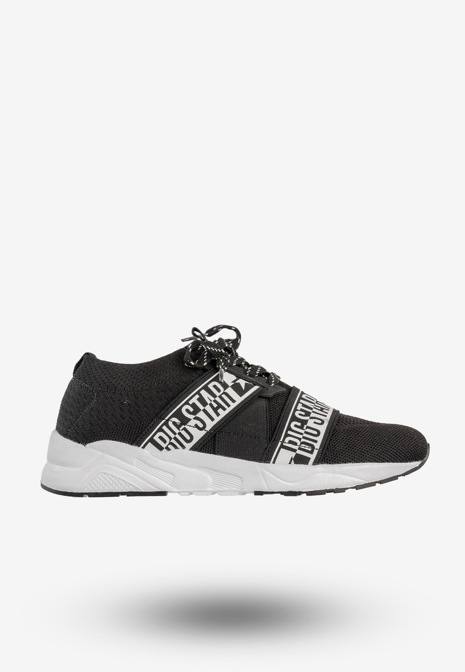 Sneakersy Damskie BIG STAR Sportowe Buty Wsuwane Czarne HH274359