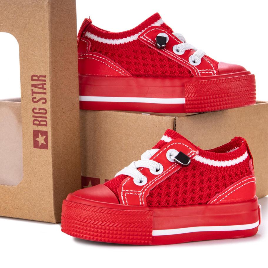 Trampki dziecięce Big Star czerwone JJ374392