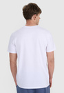 Koszulka Męska 4F T-shirt Z Nadrukiem Regular Biały 4FWMM00TTSHM2257