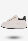 Sneakersy Damskie Tenisówki Buty Na Platformie Białe DML923-9A