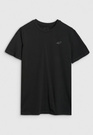 Koszulka Męska 4F T-shirt Basic Regular Czarny 4FWMM00TTSHM2256