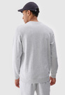 Bluza Dresowa Męska 4F Bez Kaptura Basic Szara 4FWMM00TSWSM1767