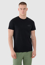 Koszulka Męska 4F T-shirt Basic Regular Czarny 4FWSS25TTSHM1974