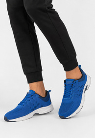 Buty Sportowe Męskie DK Jogging Do Biegania Sneakersy Lekkie Niebieskie