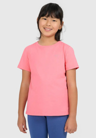 Koszulka Dziewczęca 4F T-shirt Sportowy Regular Koralowa 4FJWSS26TTSHF3003