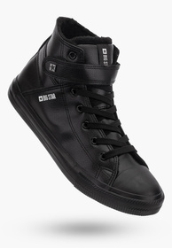 Trampki Męskie Wysokie BIG STAR Czarne Y174020F