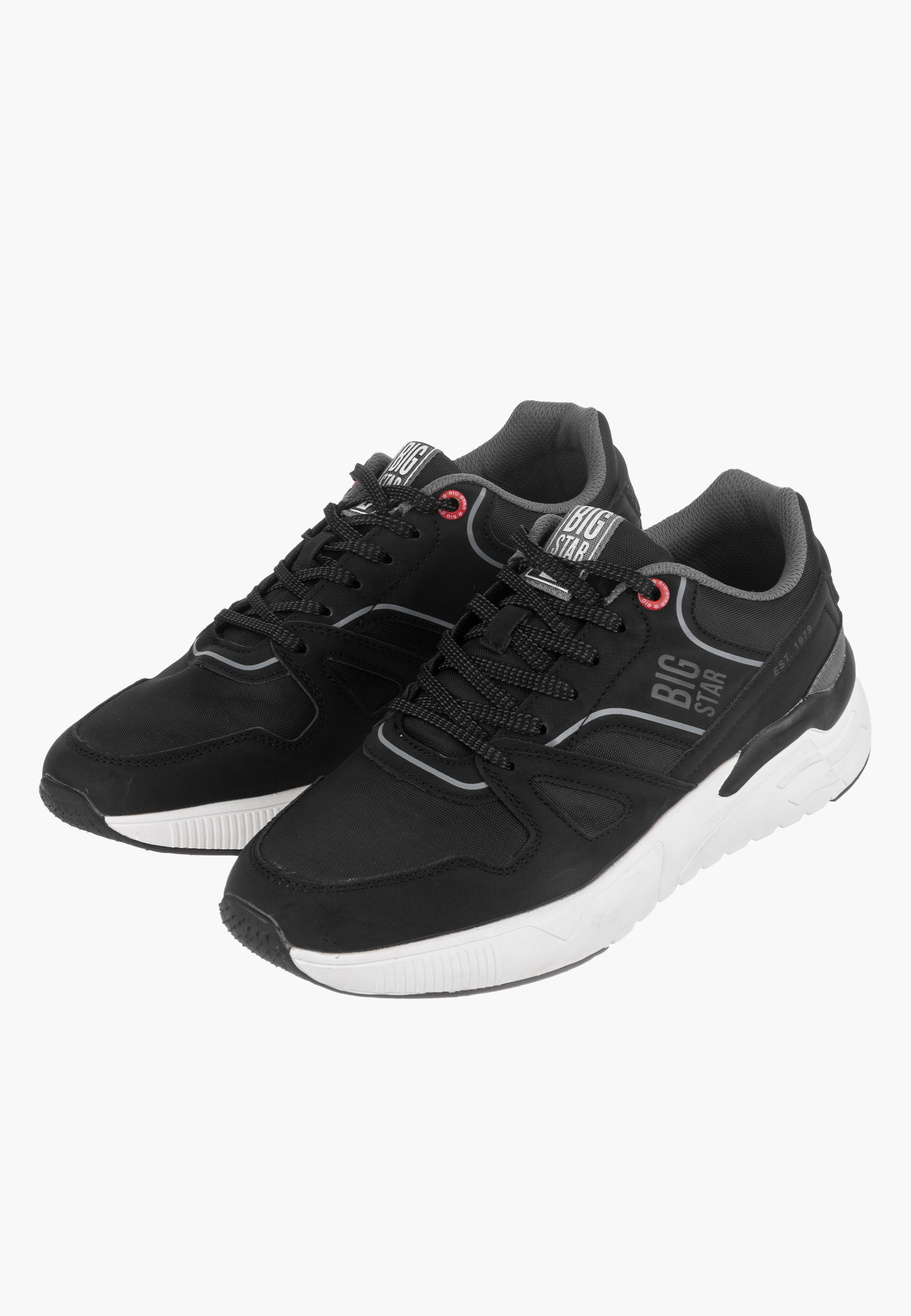 Buty Sportowe Męskie Big Star Czarne JJ174278